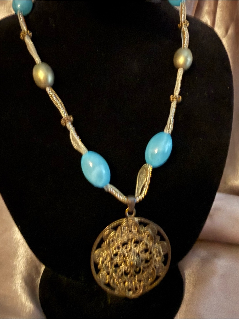 Filigree Pendant Necklace - Women Jewelry